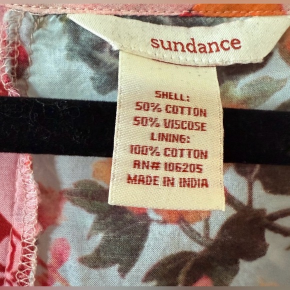 Sundance Juliet Roses Mixed Floral Print Lightweight Dress Size Large - Picture 5 of 11